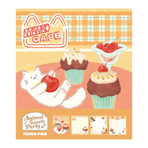 Animal Sweets Party メモパッド | イオンスタイルオンライン 衣料品