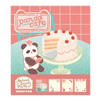 Animal Sweets Party メモパッド(パンダカフェ)