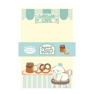 Animal Sweets Party ミニレターセット
