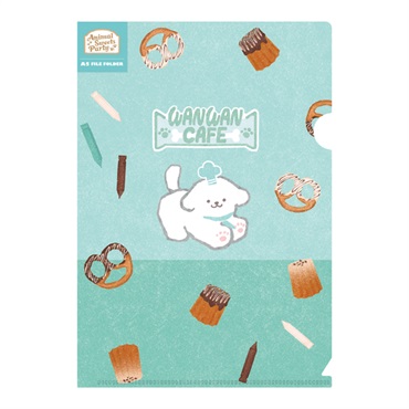 Animal Sweets Party A5クリアファイル(ワンワンカフェ)