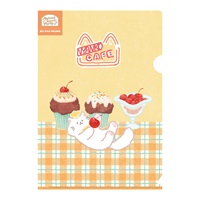 Animal Sweets Party A5クリアファイル(ニャンコカフェ)