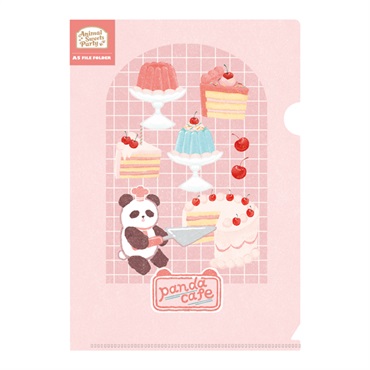 Animal Sweets Party A5クリアファイル