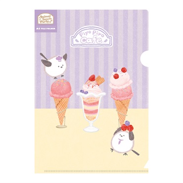 Animal Sweets Party A5クリアファイル(ピヨピヨカフェ)