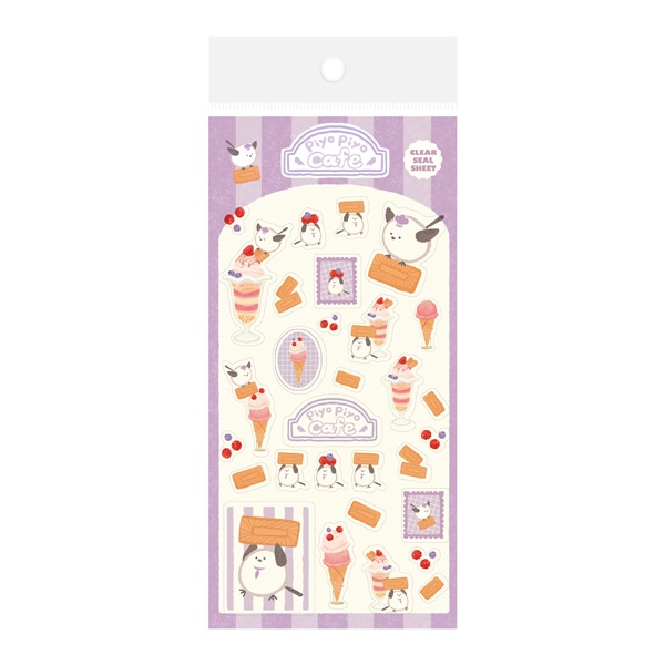 Animal Sweets Party クリアシールシート(ピヨピヨカフェ)