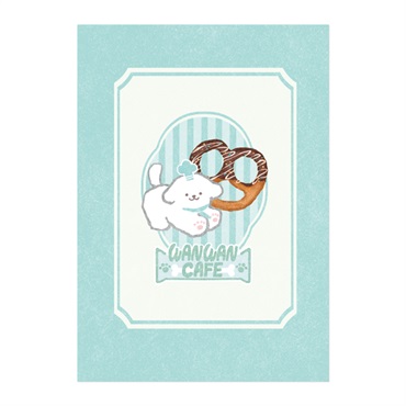 Animal Sweets Party 中綴じノート(ワンワンカフェ)