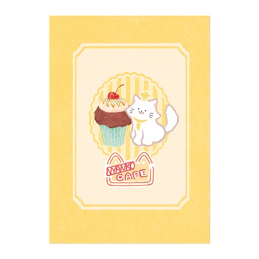 Animal Sweets Party 中綴じノート(ニャンコカフェ)