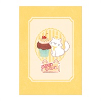 Animal Sweets Party 中綴じノート(ニャンコカフェ)