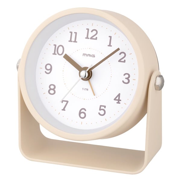 マグ デジタル電波目覚まし時計 エアサーチミチビキ T-727WH-Z