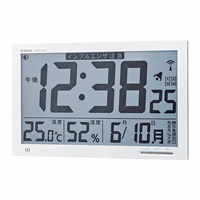 デジタル電波掛時計 メルスター(W-602WH)