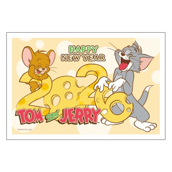 のりたま レオ・ロー A4ポスター+ポストカード・ポストカード・手幅・栞 年賀はがき トムとジェリー お年玉付き年賀はがき イラスト印刷済