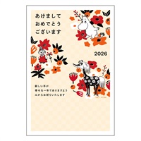 年賀はがき ムーミン お年玉付き年賀はがき イラスト印刷済 キャラクター 午年 2026年(ムーミン03（3枚入り）)