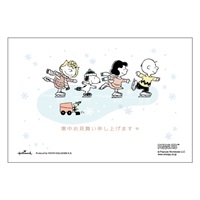 寒中見舞いはがき 3枚入 スヌーピー 通常郵便はがき イラスト印刷済