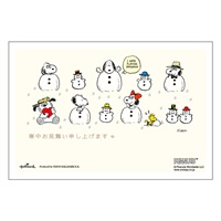寒中見舞いはがき 3枚入 スヌーピー 通常郵便はがき イラスト印刷済