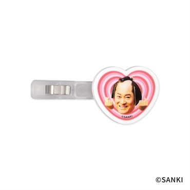 マツケン前髪ピン　指ハート