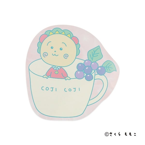 イオン限定 コジコジ ダイカットカード(ティーカップ)