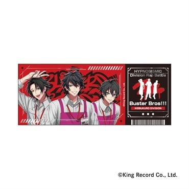 ヒプノシスマイク チケット風クリアカード（Buster Bros