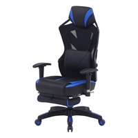 メッシュゲーミングチェア レイズ フットレスト付き | イオンスタイル