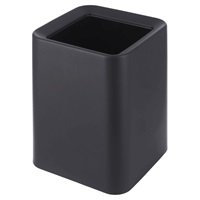袋が隠せるゴミ箱 角形 8L(ブラック)