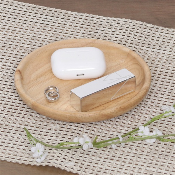 不二貿易　木製ラウンドディッシュ　ボヌール　S(ナチュラル)