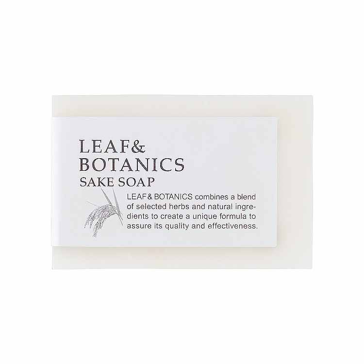 リーフ&ボタニクス マザーソープ 純米酒 90g リーフ&ボタニクス LEAF&BOTANICS 松山油脂(4954540136162)