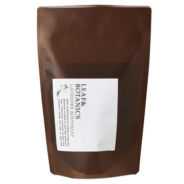 LEAF&BOTANICS ボディソープ ラベンダー 詰替用 370ml リーフ