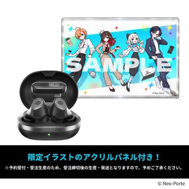 ARCTICS GAMEBUDS™ ネオポルテ コラボ　完全ワイヤレスイヤホン(Black)