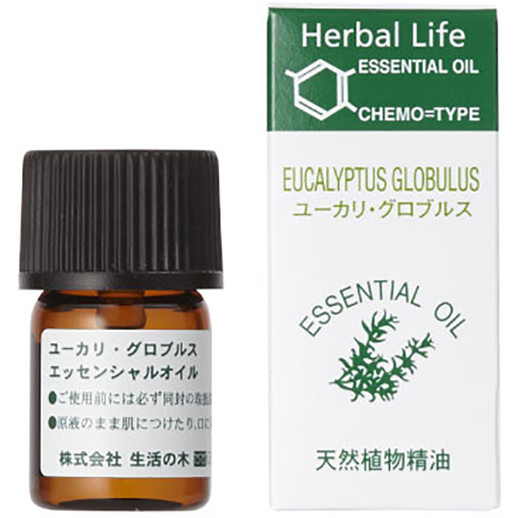 エッセンシャルオイル ユーカリ・グロブルス 3ml 生活の木 | イオン