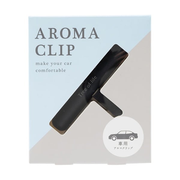 生活の木 アロマクリップ・車用 ブラック | イオンスタイルオンライン