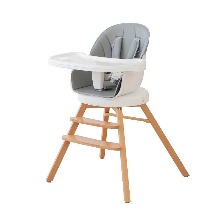 日本育児 4wayくるっと回転ベビーチェア お食事テーブル付 ホワイト