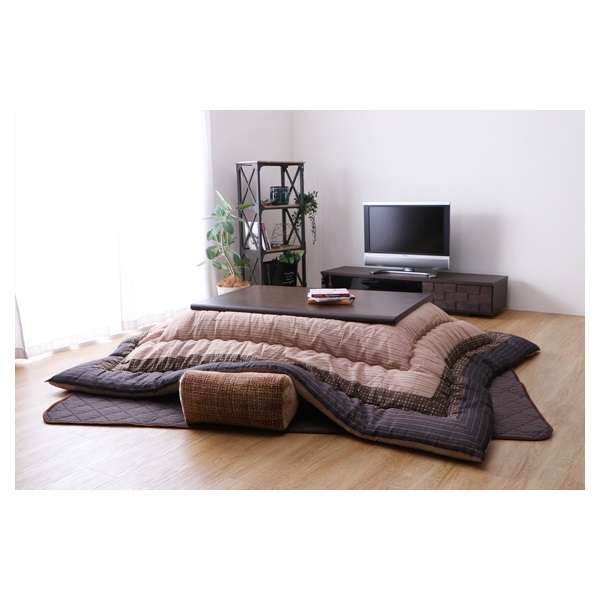 こたつ布団 掛敷セット ゆかり(ブラウン-205×285cm)