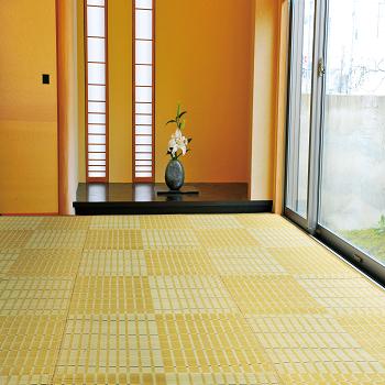 メーカ直送品・代引き不可　純国産 掛川織 い草カーペット 『奥丹後』 ベージュ 本間10畳(約477×382cm) 4412919　割引不可 イケヒコ・コーポレーション 1080060020302 純国産 掛川織 花ござ い草