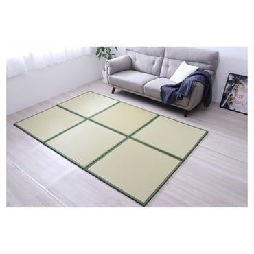 ユニット畳 PPスカッシュ(グリーン-単品（1枚入り）)
