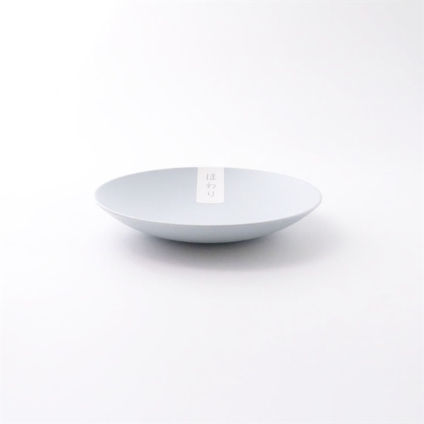 ほわり　ライスレジン　バイオマスプラスチック　洋食器(グレー-18cmプレート)