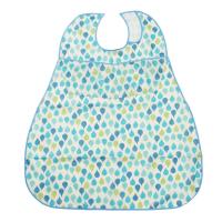 ソフラピレン エプロン しずくポケット付 1枚 竹虎(ブルー)