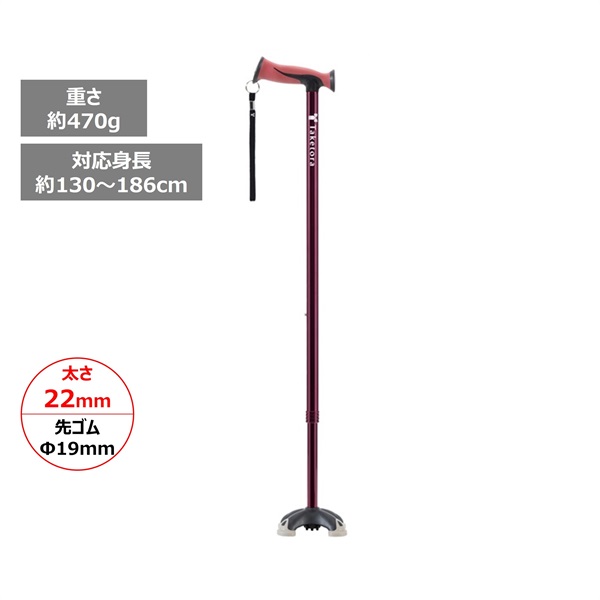 バンブーステッキ ワイド 多点杖 竹虎 | イオンスタイルオンライン