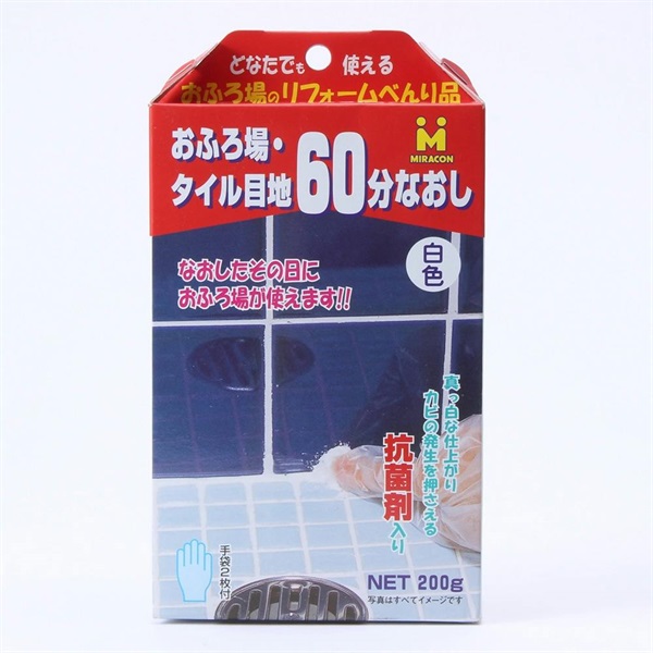 日本ミラコン産業　　風呂場タイル目地　200g(200g)