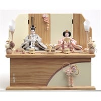 久月 親王収納飾り「桃小町 結菜」 4960282394142 ひな人形 雛人形