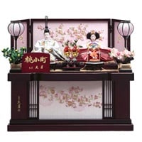 久月 親王収納飾り「桃小町 美咲」 4960282394159 ひな人形 雛人形