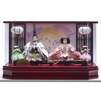 久月 親王ケース飾り「鈴音」 4960282394203 ひな人形 雛人形 | イオン