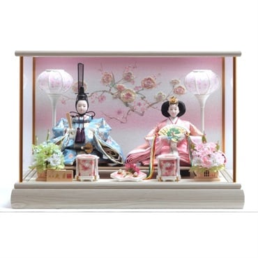 久月 親王ケース飾り「清花」 4960282394210 ひな人形 雛人形 | イオン