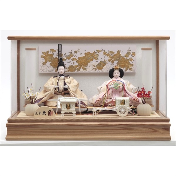 久月 親王ケース飾り「心陽」 4960282394227 ひな人形 雛人形 | イオン