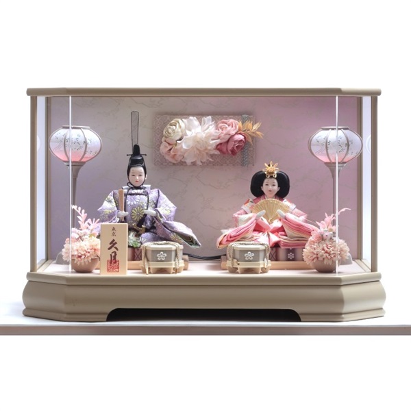 久月 親王ケース飾り「美結」 4960282394234 ひな人形 雛人形 | イオン