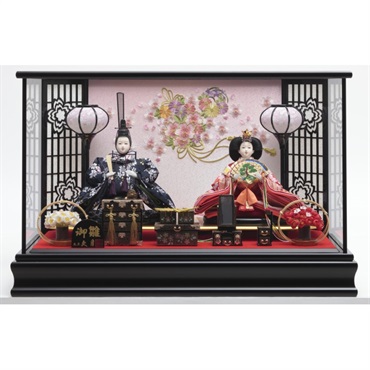 完売】久月 親王ケース飾り「紗菜」 4960282394296 ひな人形 雛人形