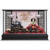 久月 親王ケース飾り「紗菜」 4960282394296 ひな人形 雛人形 | イオン