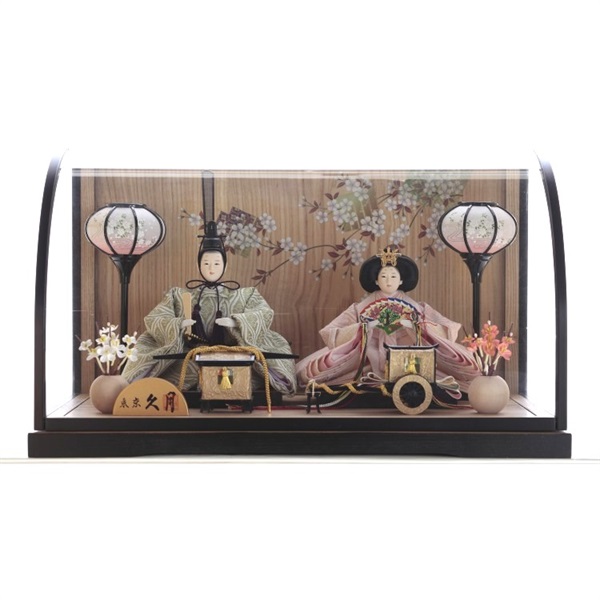 お値下げしました。久月ケース入り雛人形 久月 親王ケース飾り「美結」 4960282394234 ひな人形 雛人形 | イオン