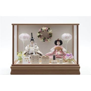 久月 親王ケース飾り「璃桜」 4960282394456 ひな人形 雛人形 | イオン