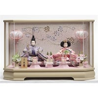 久月 親王ケース飾り「六花」 4960282394470 ひな人形 雛人形 | イオン