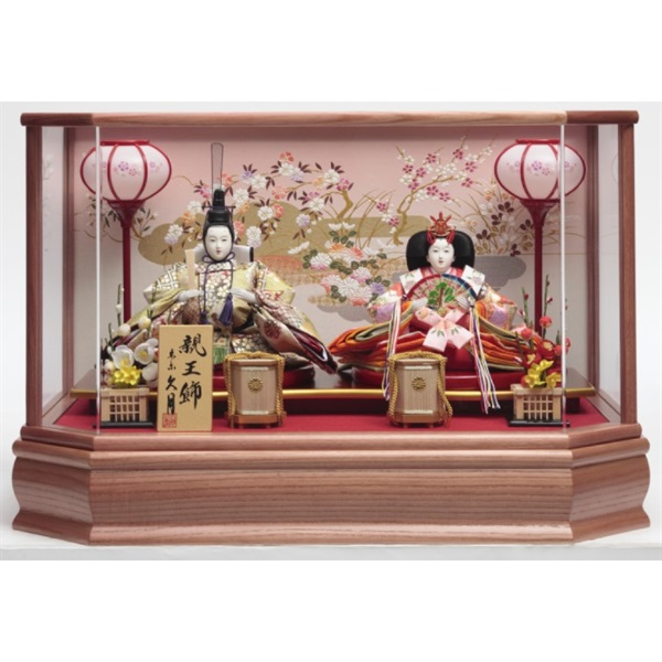 久月 親王ケース飾り「ひなた」 4960282394999 ひな人形 雛人形