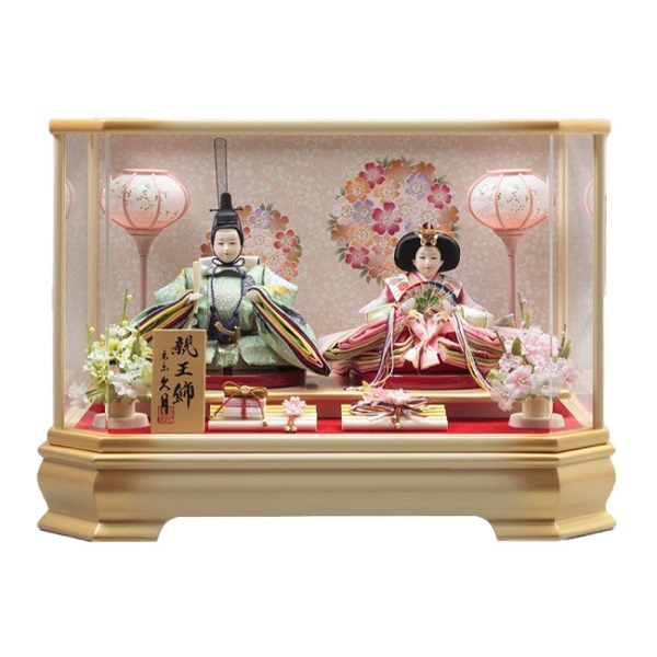 久月 親王ケース飾り「ひより」 4960282395002 ひな人形 雛人形