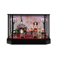 久月 親王ケース飾り「咲良」 4960282395590 ひな人形 雛人形 RKT